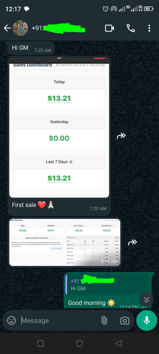 WhatsApp proof screenshot 16