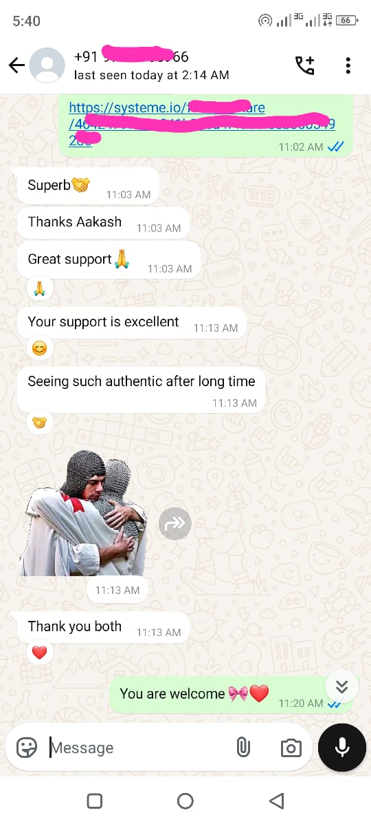 WhatsApp proof screenshot 12